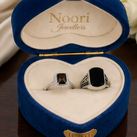 Italian Chandi Couple Rings – Premium Matching Ring Set for Couples