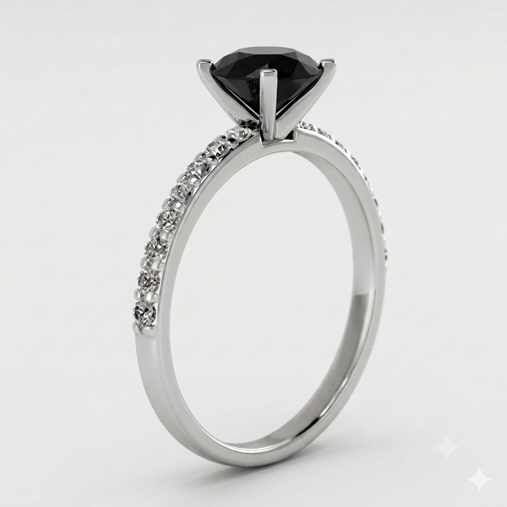 Signature Black Women's Ring