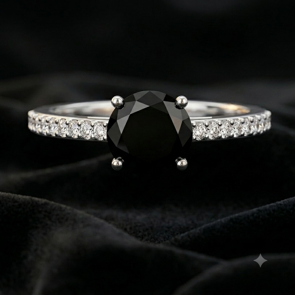 Signature Black Women's Ring